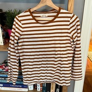 Madewell 100% cotton small long sleeve shirt